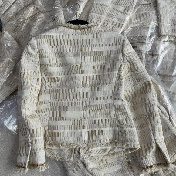 Kobi Halperin Kosta Metallic Chain-Trim Jacket